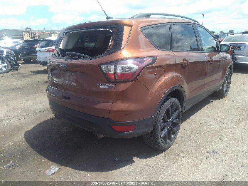 2017 FORD ESCAPE TITANIUM - 1FMCU9JD3HUD74416