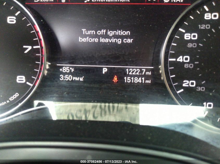 2013 AUDI A6 3.0T PREMIUM PLUS - WAUGGAFCXDN058673