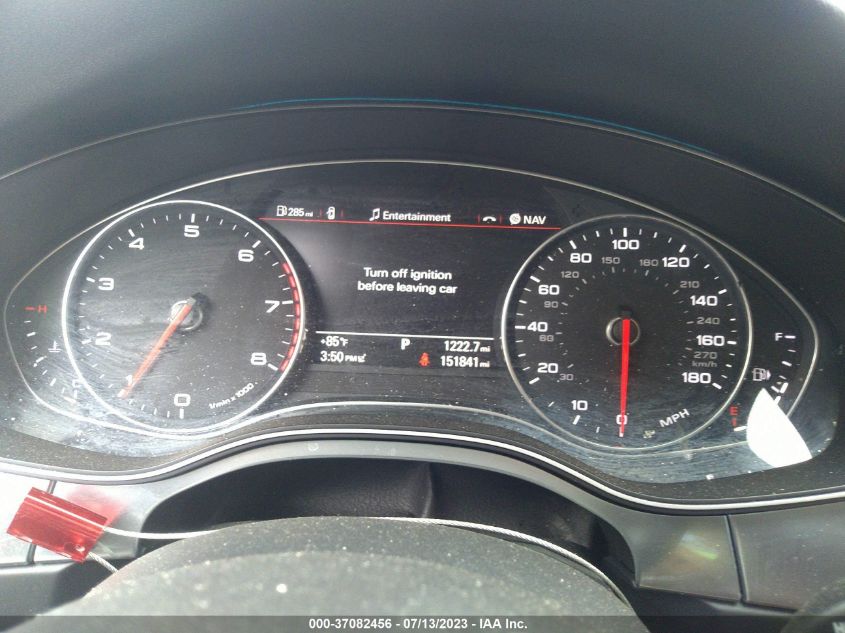 2013 AUDI A6 3.0T PREMIUM PLUS - WAUGGAFCXDN058673