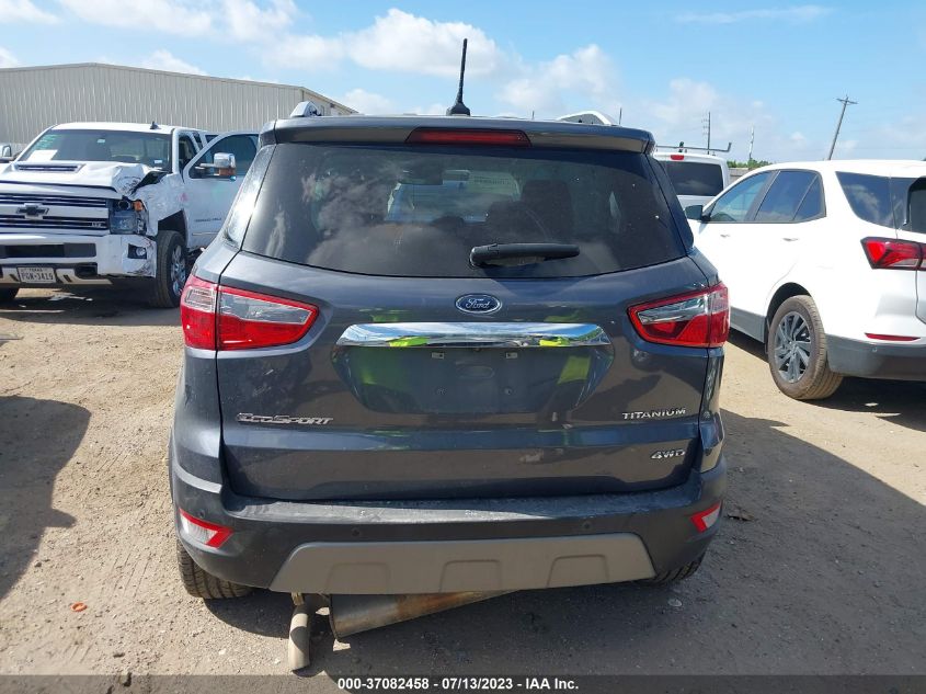 2021 FORD ECOSPORT TITANIUM - MAJ6S3KL3MC401985