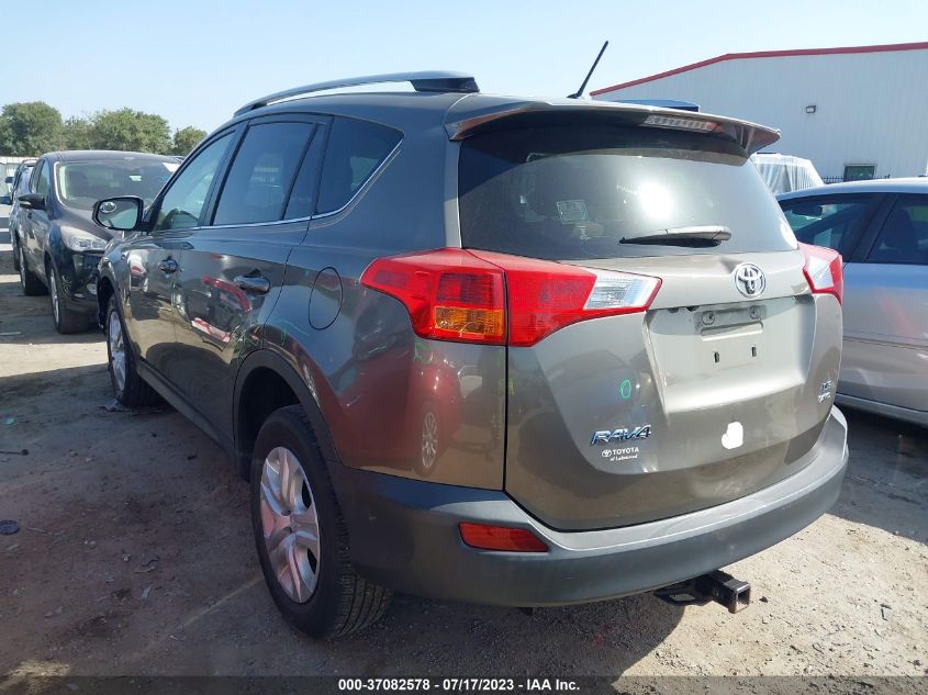 2013 TOYOTA RAV4 LE - JTMBFREV3DD036666