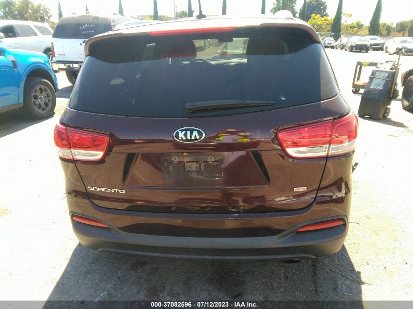 2016 KIA SORENTO LX - 5XYPG4A34GG125615