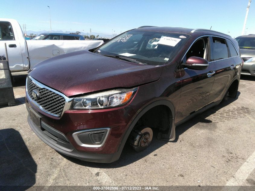 2016 KIA SORENTO LX - 5XYPG4A34GG125615