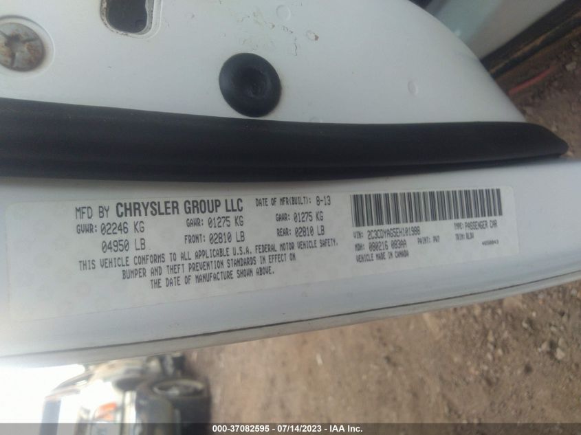 2014 DODGE CHALLENGER SXT - 2C3CDYAG5EH101988