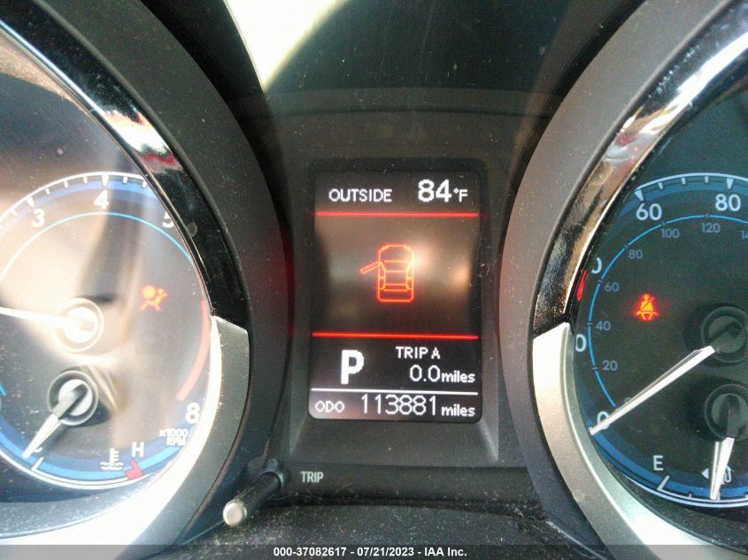 2014 TOYOTA COROLLA L/LE/S/S PLUS/LE PLUS - 2T1BURHE5EC076862
