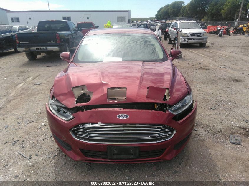 2016 FORD FUSION SE - 3FA6P0H7XGR258551