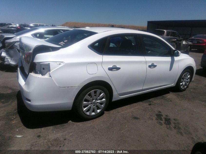 2015 NISSAN SENTRA SR/SL/S/SV/FE+ S - 3N1AB7AP8FY230809