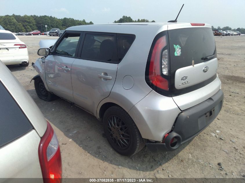 2015 KIA SOUL BASE - KNDJN2A22F7752722