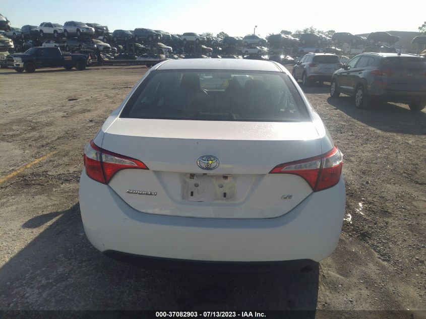 2015 TOYOTA COROLLA L/LE/S/S PLUS/LE PLUS - 2T1BURHE9FC405418