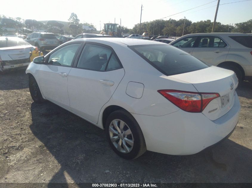 2015 TOYOTA COROLLA L/LE/S/S PLUS/LE PLUS - 2T1BURHE9FC405418