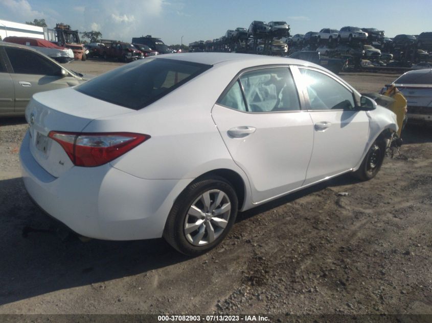 2015 TOYOTA COROLLA L/LE/S/S PLUS/LE PLUS - 2T1BURHE9FC405418