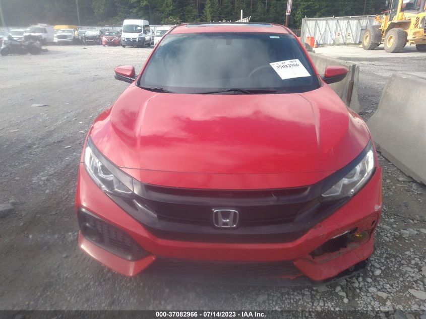 2018 HONDA CIVIC HATCHBACK EX - SHHFK7H5XJU420539