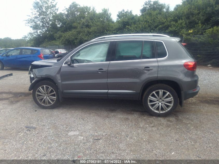 2015 VOLKSWAGEN TIGUAN SE - WVGBV7AX6FW574196