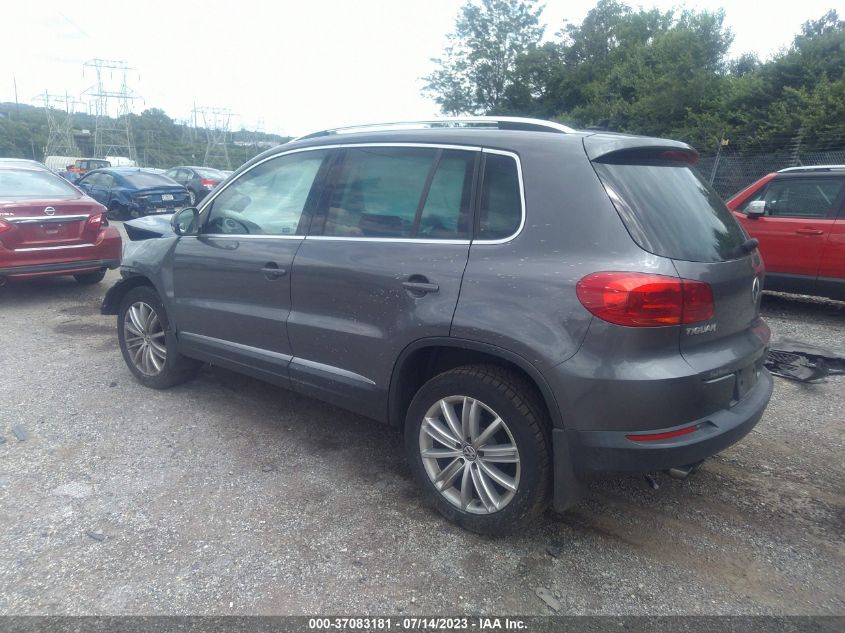 2015 VOLKSWAGEN TIGUAN SE - WVGBV7AX6FW574196