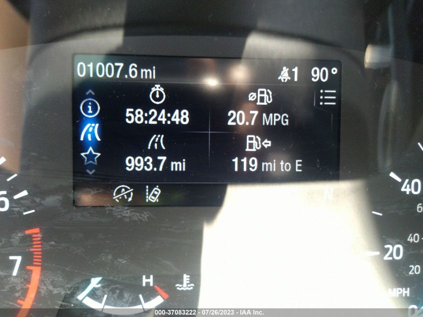 VIN 1FMCU9G63NUB62295 2022 FORD ESCAPE SE