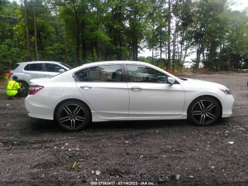 2017 HONDA ACCORD SEDAN SPORT SE - 1HGCR2F14HA212227