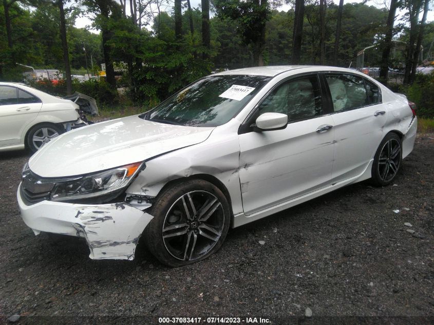 2017 HONDA ACCORD SEDAN SPORT SE - 1HGCR2F14HA212227