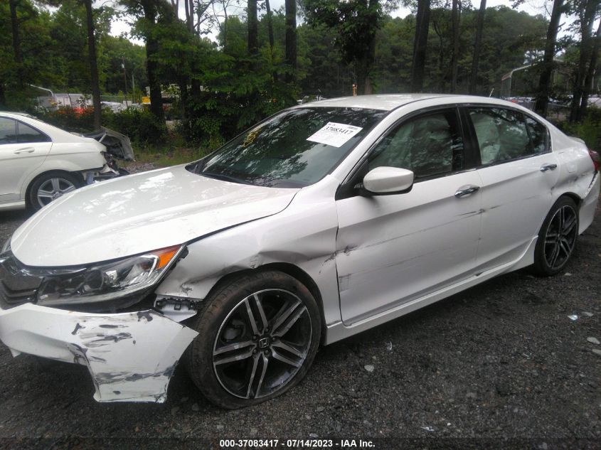 2017 HONDA ACCORD SEDAN SPORT SE - 1HGCR2F14HA212227