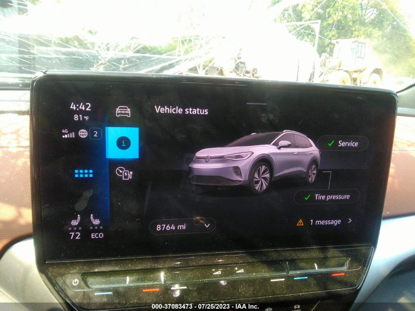 2022 VOLKSWAGEN ID.4 PRO S WVGGNPE28NP048598