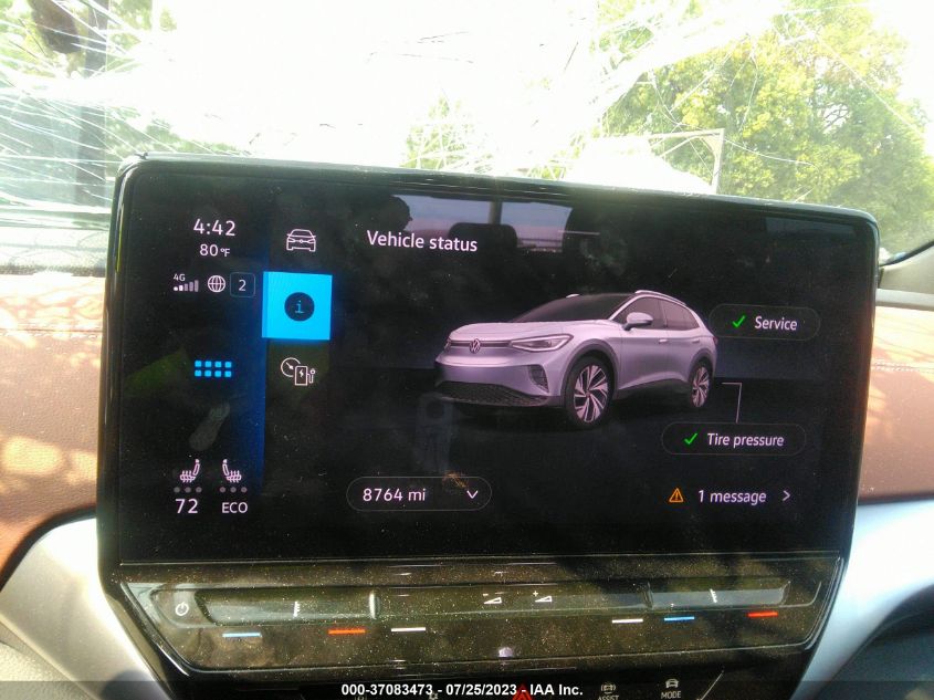 2022 VOLKSWAGEN ID.4 PRO S WVGGNPE28NP048598
