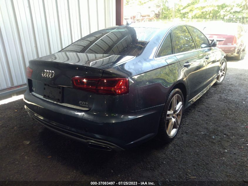 2016 AUDI A6 2.0T PREMIUM PLUS - WAUGFAFC5GN114719