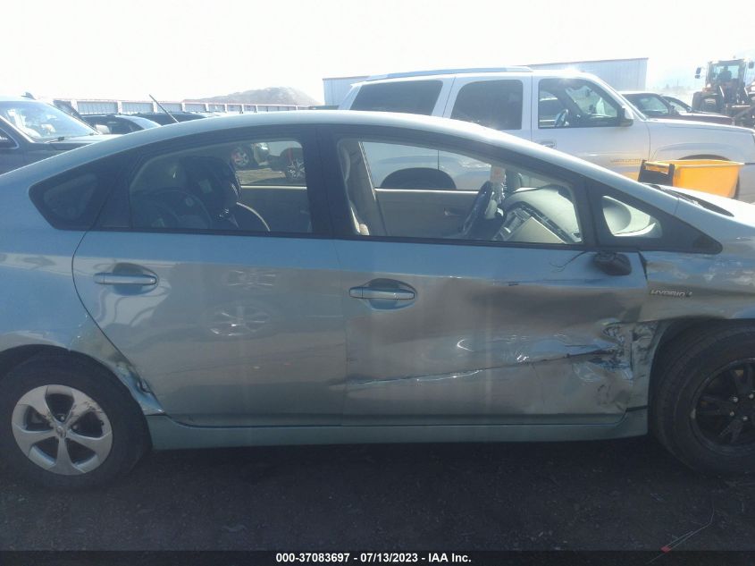2013 TOYOTA PRIUS ONE/TWO/THREE/FOUR/FIVE - JTDKN3DU7D5611290