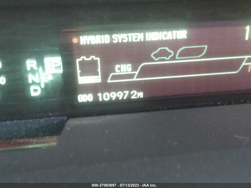 2013 TOYOTA PRIUS ONE/TWO/THREE/FOUR/FIVE - JTDKN3DU7D5611290