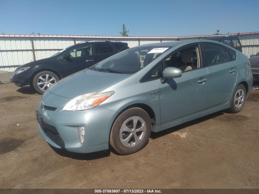 2013 TOYOTA PRIUS ONE/TWO/THREE/FOUR/FIVE - JTDKN3DU7D5611290