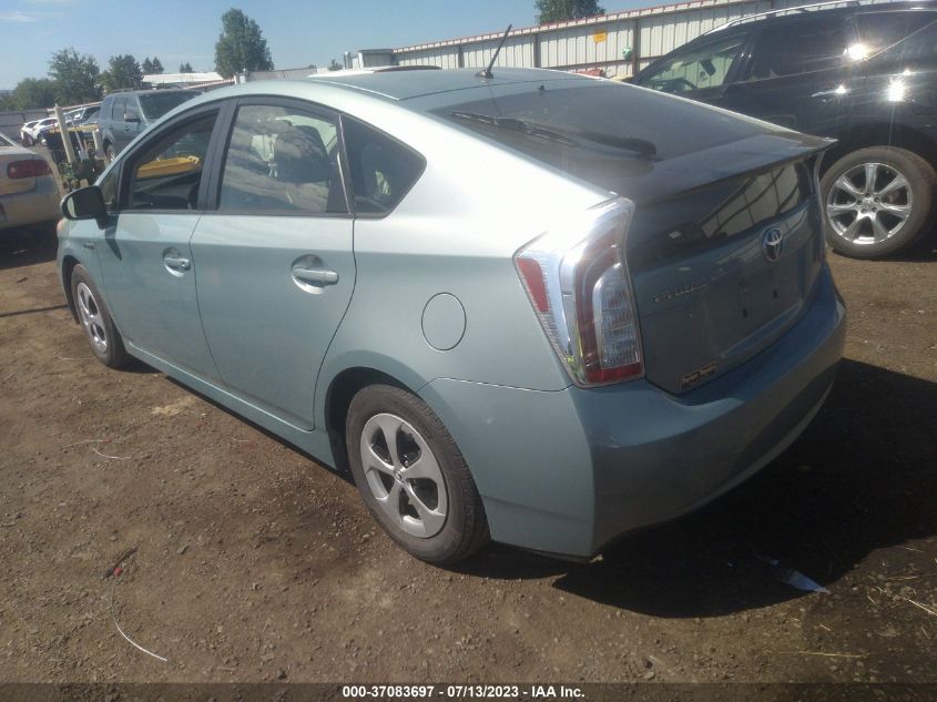 2013 TOYOTA PRIUS ONE/TWO/THREE/FOUR/FIVE - JTDKN3DU7D5611290