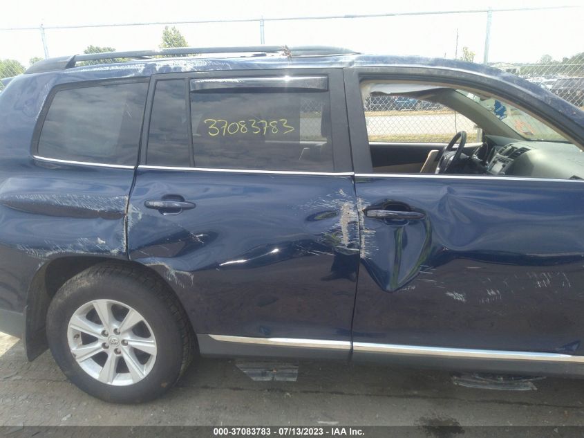 2013 TOYOTA HIGHLANDER - 5TDBK3EH3DS192097