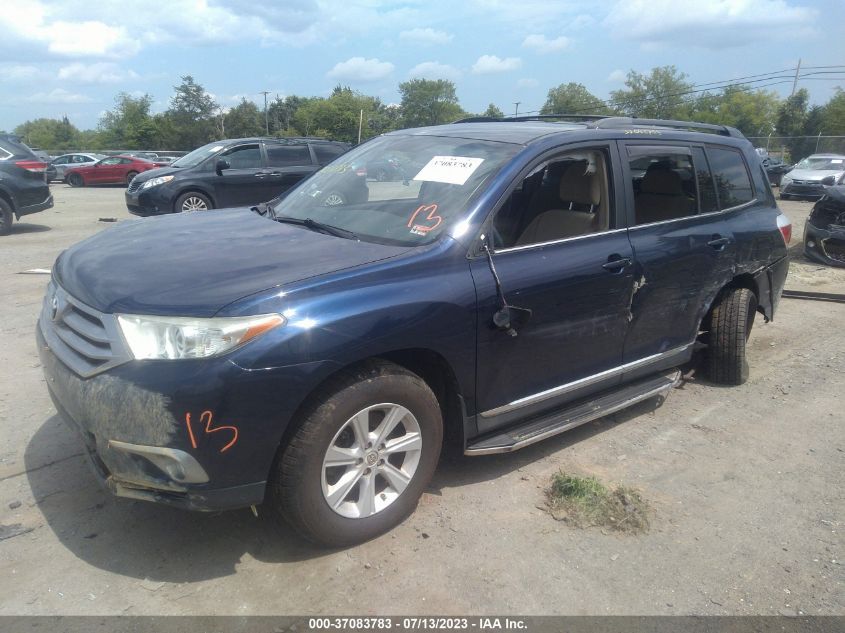 2013 TOYOTA HIGHLANDER - 5TDBK3EH3DS192097