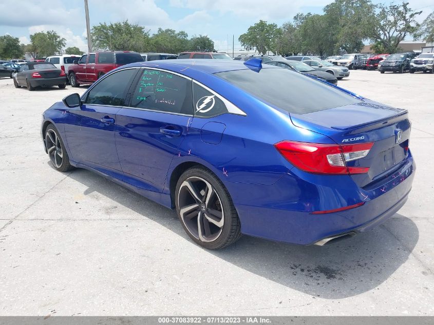 2019 HONDA ACCORD SEDAN SPORT 1.5T - 1HGCV1F37KA127252