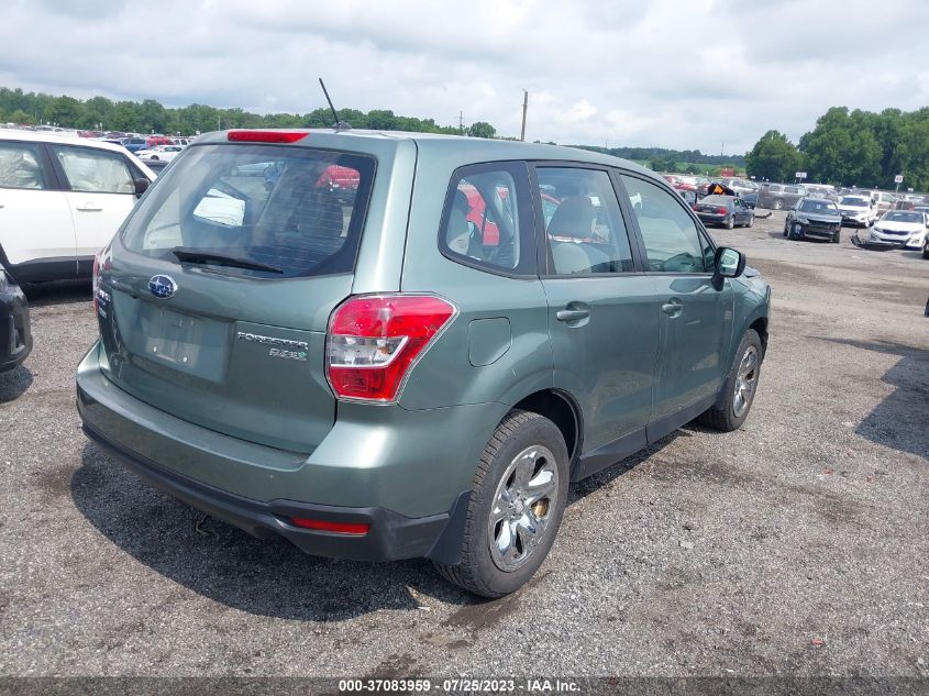 2015 SUBARU FORESTER 2.5I - JF2SJAAC7FH841331