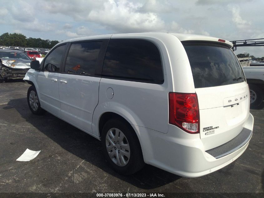2017 DODGE GRAND CARAVAN SE - 2C4RDGBGXHR602761