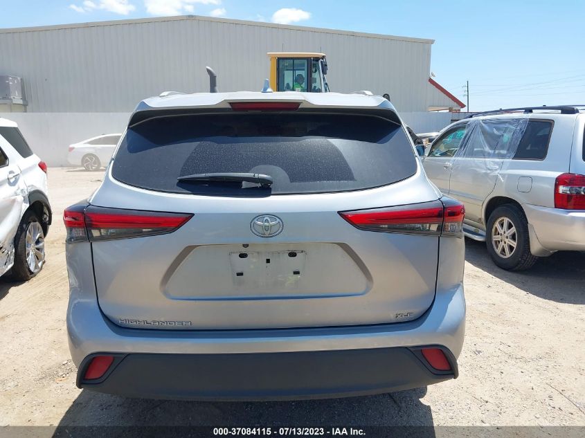 2022 TOYOTA HIGHLANDER XLE - 5TDGZRAH2NS107830