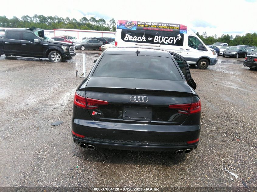 2019 AUDI S4 PRESTIGE WAUC4AF49KA026060