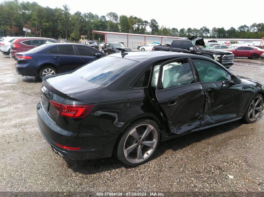 2019 AUDI S4 PRESTIGE WAUC4AF49KA026060