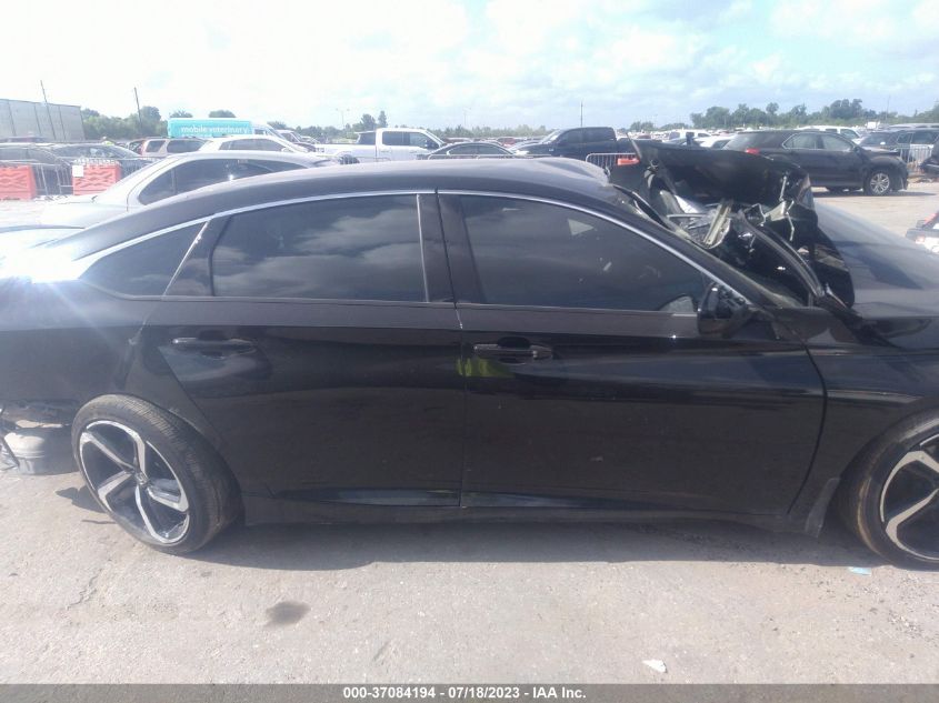 2021 HONDA ACCORD SEDAN SPORT - 1HGCV1F34MA118799