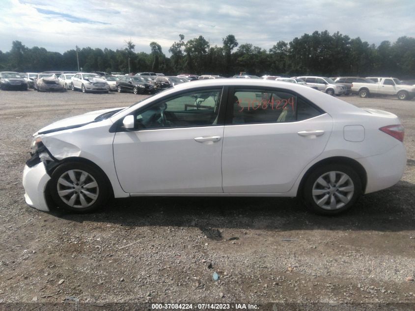 2014 TOYOTA COROLLA L/LE/S/S PLUS/LE PLUS - 2T1BURHE2EC100051