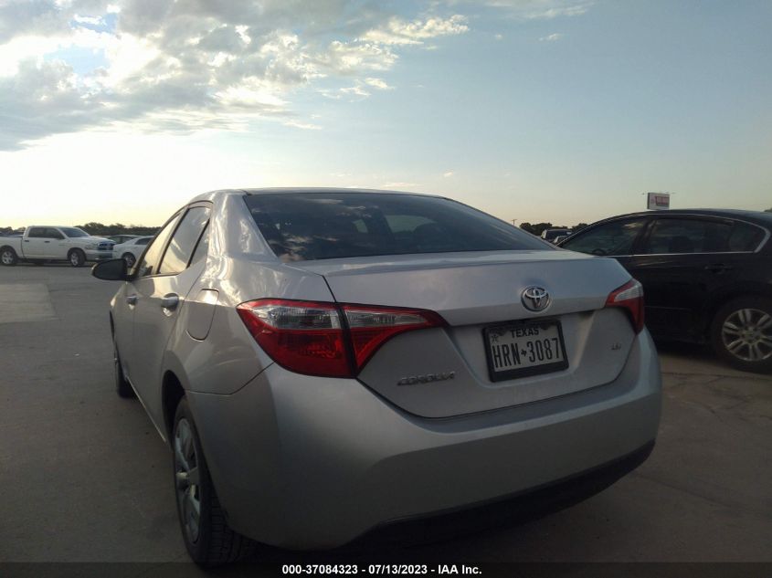 2016 TOYOTA COROLLA L/LE/S/S PLUS/LE PLUS - 5YFBURHE6GP540633