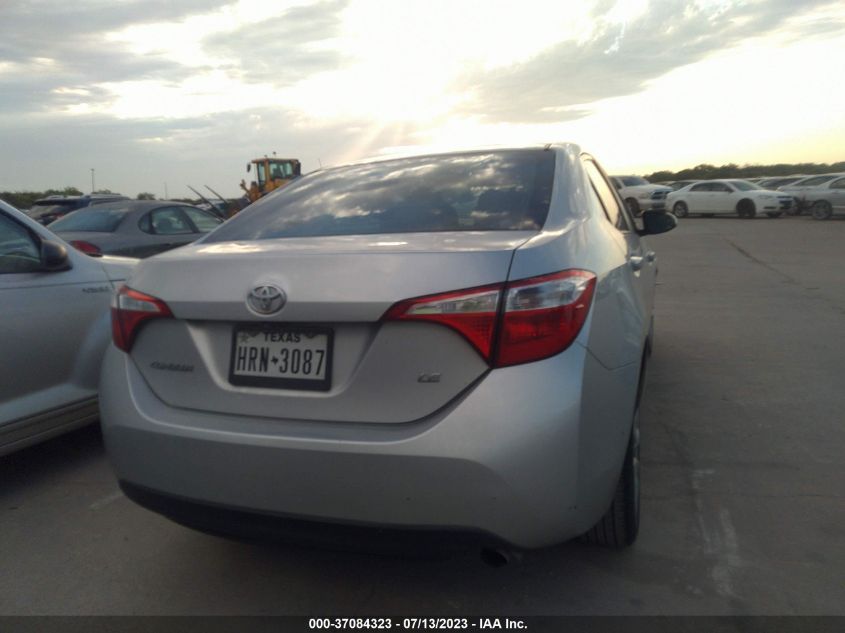 2016 TOYOTA COROLLA L/LE/S/S PLUS/LE PLUS - 5YFBURHE6GP540633