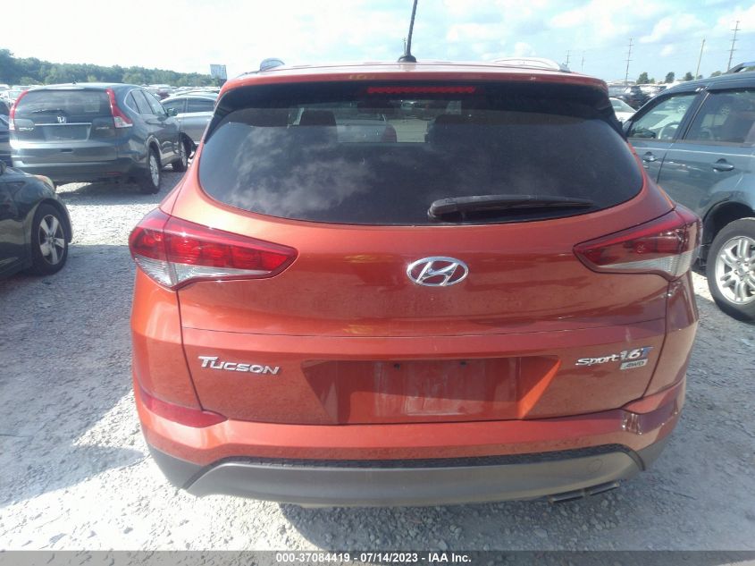 2016 HYUNDAI TUCSON LIMITED/SPORT AND ECO/SE - KM8J3CA27GU094616