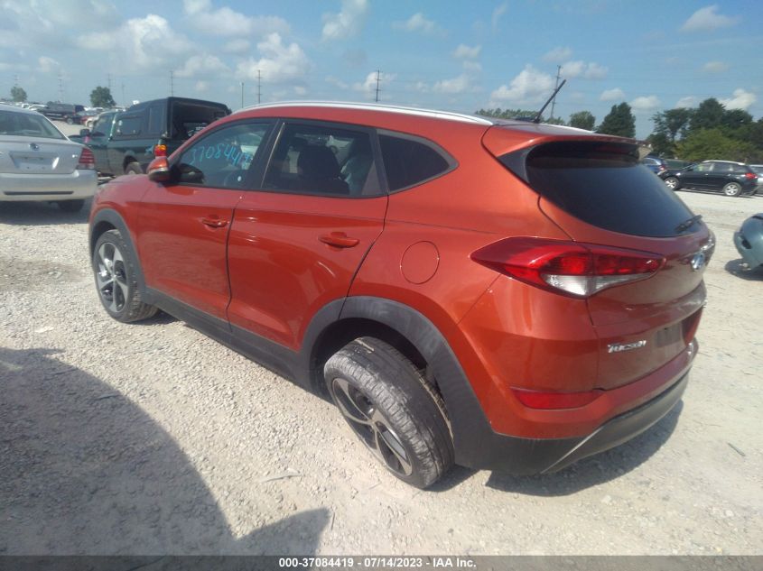 2016 HYUNDAI TUCSON LIMITED/SPORT AND ECO/SE - KM8J3CA27GU094616