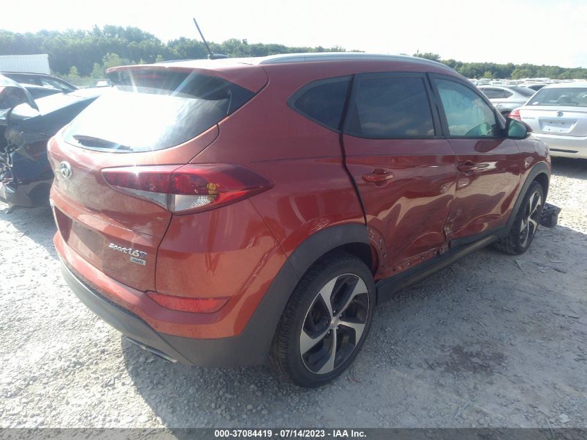 2016 HYUNDAI TUCSON LIMITED/SPORT AND ECO/SE - KM8J3CA27GU094616