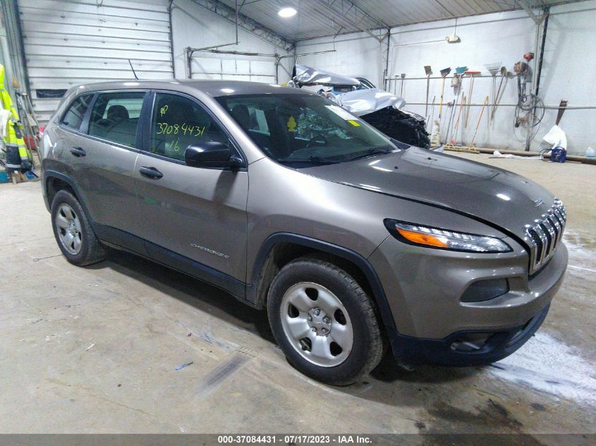 2016 JEEP CHEROKEE SPORT - 1C4PJMAB0GW366504