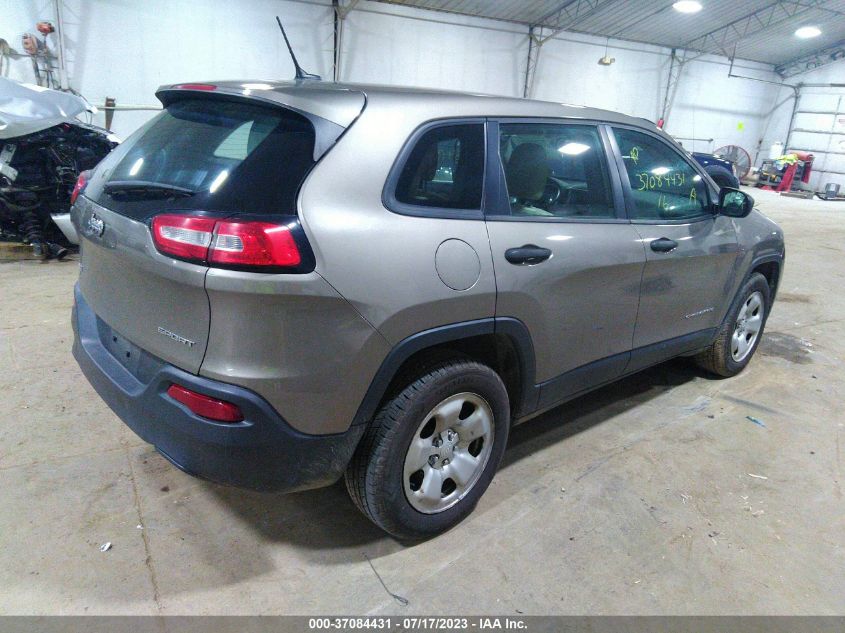 2016 JEEP CHEROKEE SPORT - 1C4PJMAB0GW366504
