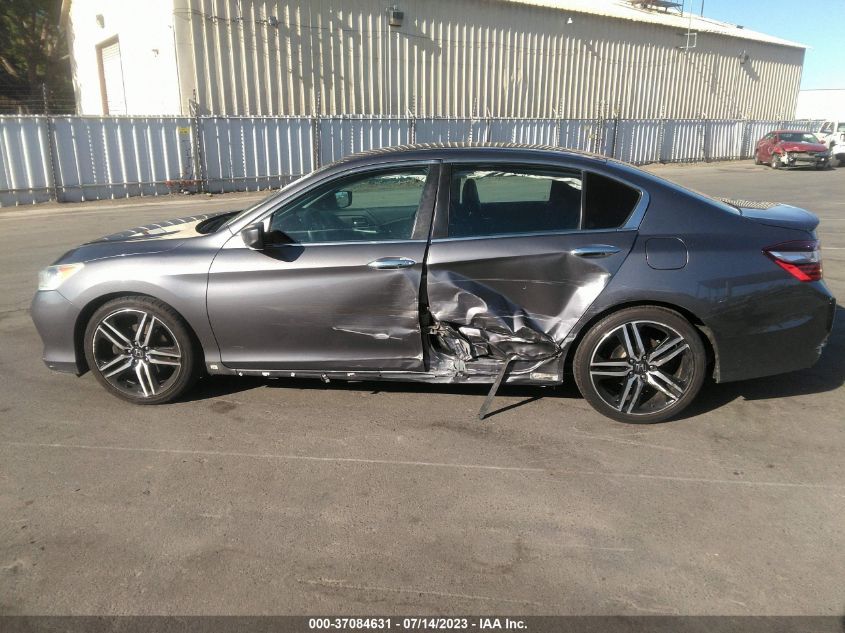2017 HONDA ACCORD SEDAN SPORT - 1HGCR2F59HA044121