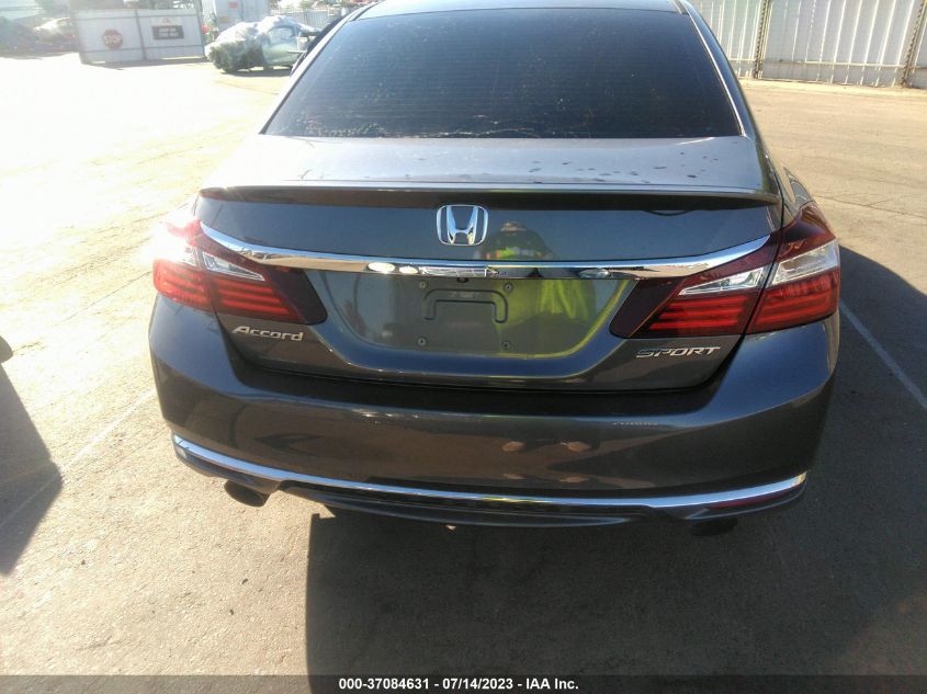 2017 HONDA ACCORD SEDAN SPORT - 1HGCR2F59HA044121