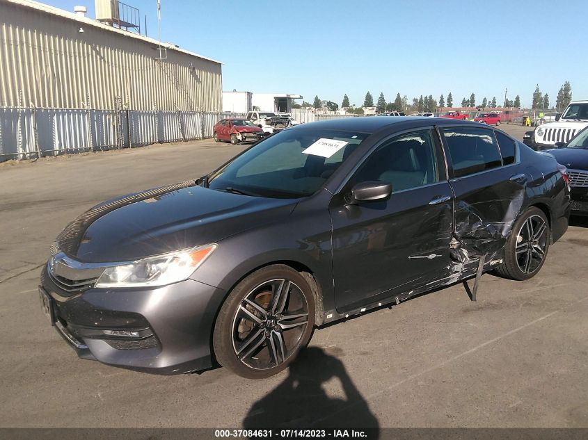 2017 HONDA ACCORD SEDAN SPORT - 1HGCR2F59HA044121