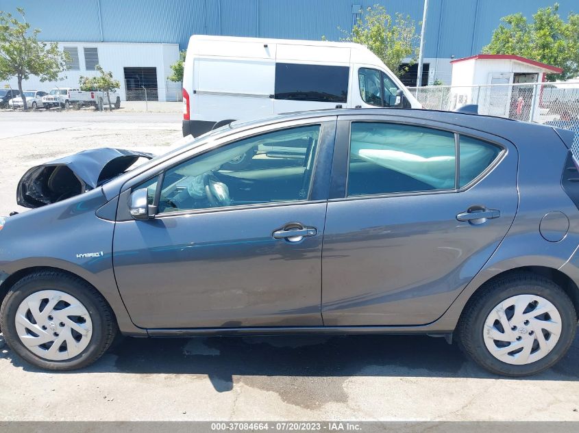 2016 TOYOTA PRIUS C ONE/TWO/THREE/FOUR - JTDKDTB37G1136507